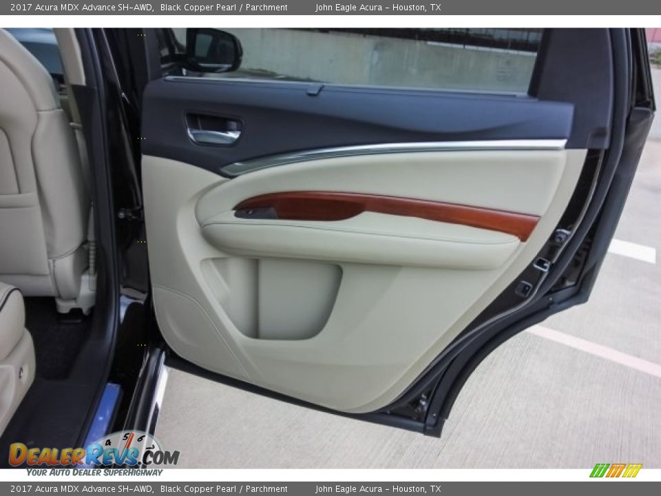 2017 Acura MDX Advance SH-AWD Black Copper Pearl / Parchment Photo #24
