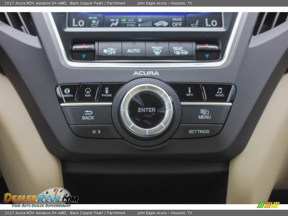 2017 Acura MDX Advance SH-AWD Black Copper Pearl / Parchment Photo #35