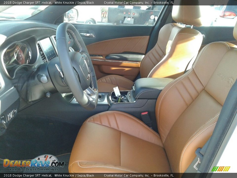 Sepia/Black Interior - 2018 Dodge Charger SRT Hellcat Photo #9