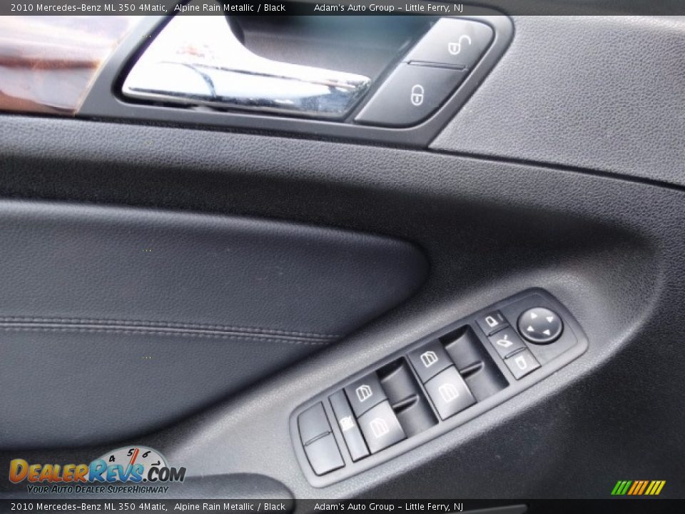 2010 Mercedes-Benz ML 350 4Matic Alpine Rain Metallic / Black Photo #9