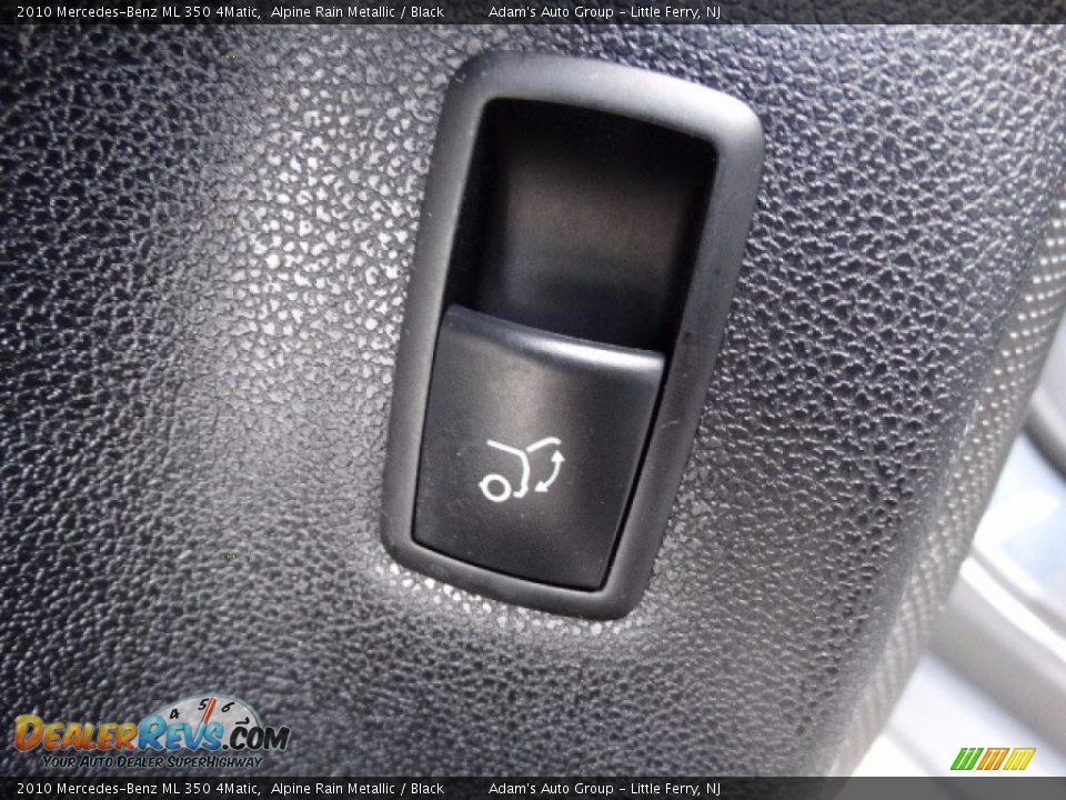 2010 Mercedes-Benz ML 350 4Matic Alpine Rain Metallic / Black Photo #10