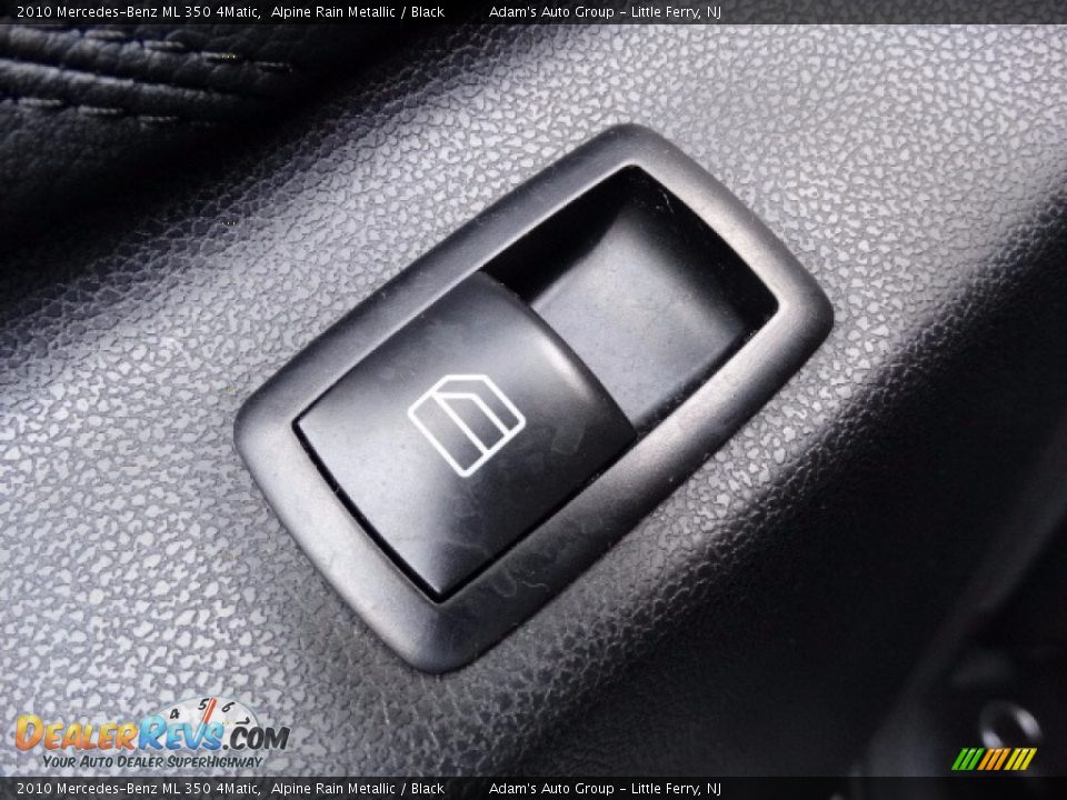 2010 Mercedes-Benz ML 350 4Matic Alpine Rain Metallic / Black Photo #12