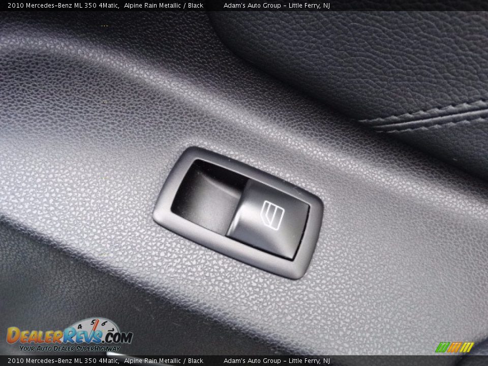 2010 Mercedes-Benz ML 350 4Matic Alpine Rain Metallic / Black Photo #15