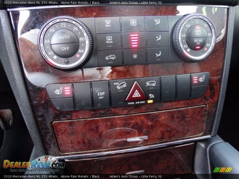 2010 Mercedes-Benz ML 350 4Matic Alpine Rain Metallic / Black Photo #29