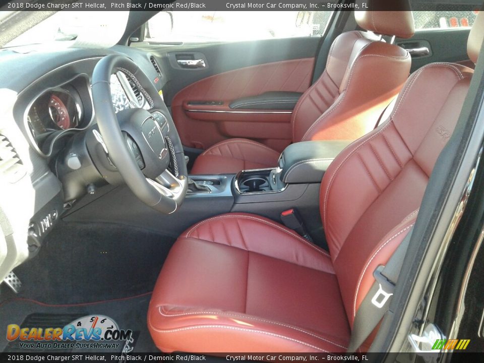 Demonic Red/Black Interior - 2018 Dodge Charger SRT Hellcat Photo #9