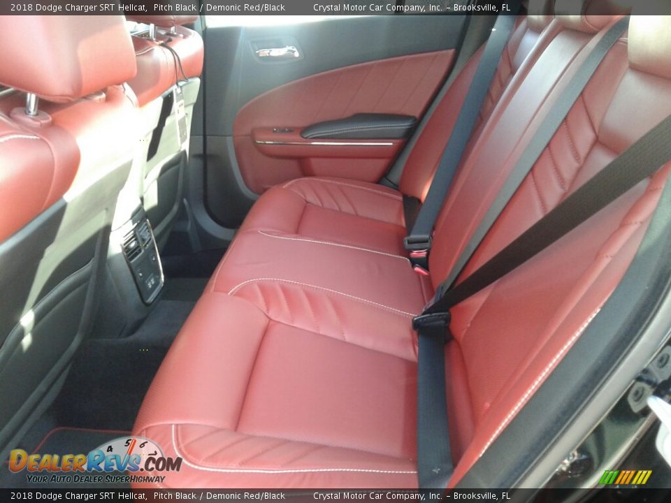 Rear Seat of 2018 Dodge Charger SRT Hellcat Photo #10