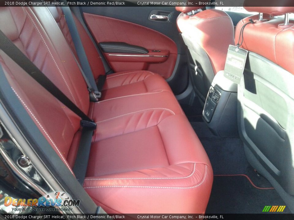 Rear Seat of 2018 Dodge Charger SRT Hellcat Photo #11