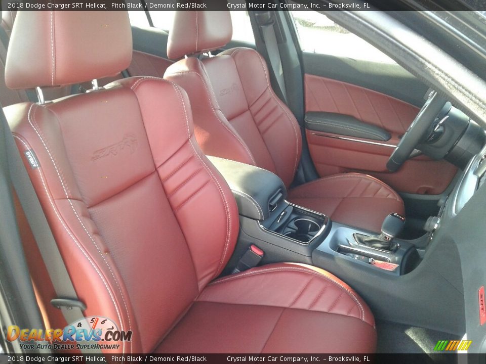Front Seat of 2018 Dodge Charger SRT Hellcat Photo #12