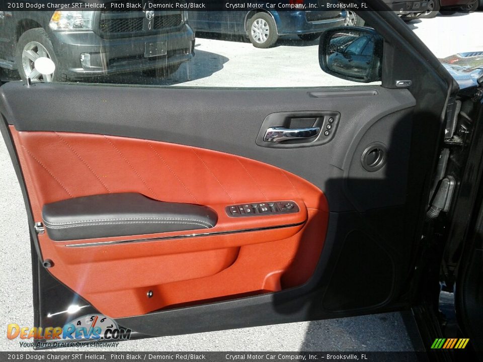 Door Panel of 2018 Dodge Charger SRT Hellcat Photo #17