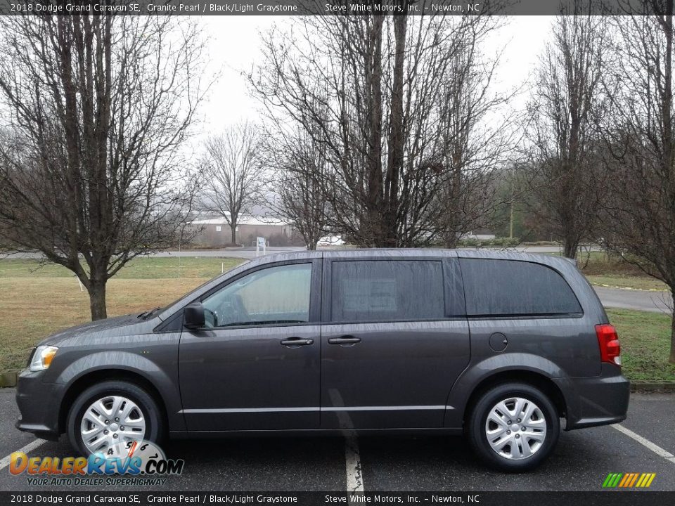2018 Dodge Grand Caravan SE Granite Pearl / Black/Light Graystone Photo #1