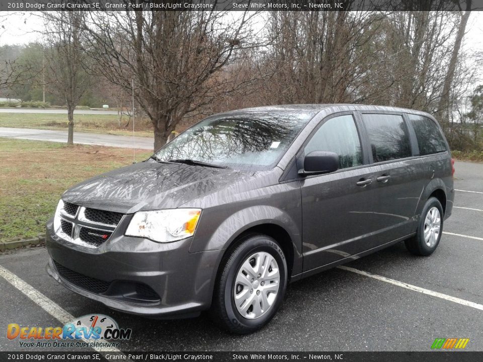 2018 Dodge Grand Caravan SE Granite Pearl / Black/Light Graystone Photo #2