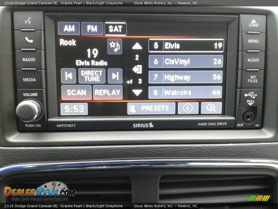 2018 Dodge Grand Caravan SE Granite Pearl / Black/Light Graystone Photo #23