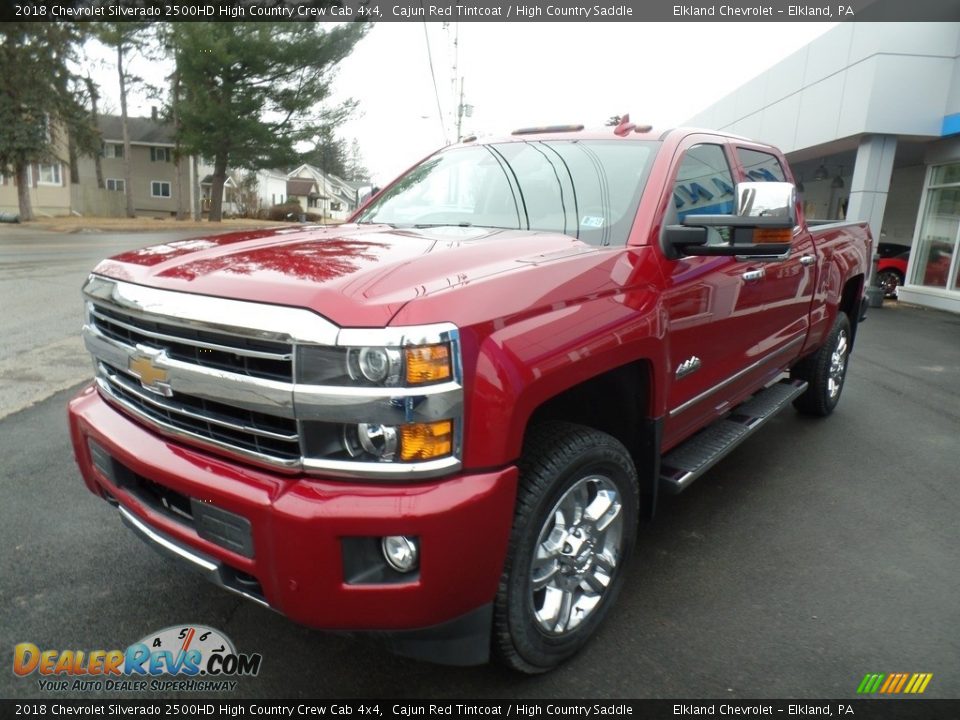 2018 Chevrolet Silverado 2500HD High Country Crew Cab 4x4 Cajun Red Tintcoat / High Country Saddle Photo #1