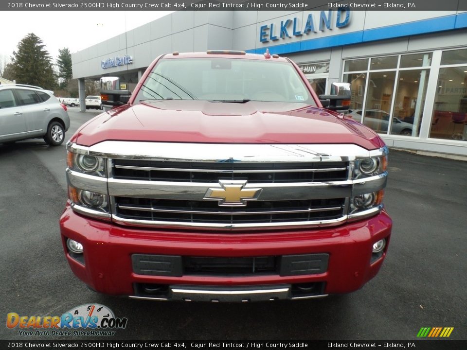 2018 Chevrolet Silverado 2500HD High Country Crew Cab 4x4 Cajun Red Tintcoat / High Country Saddle Photo #2