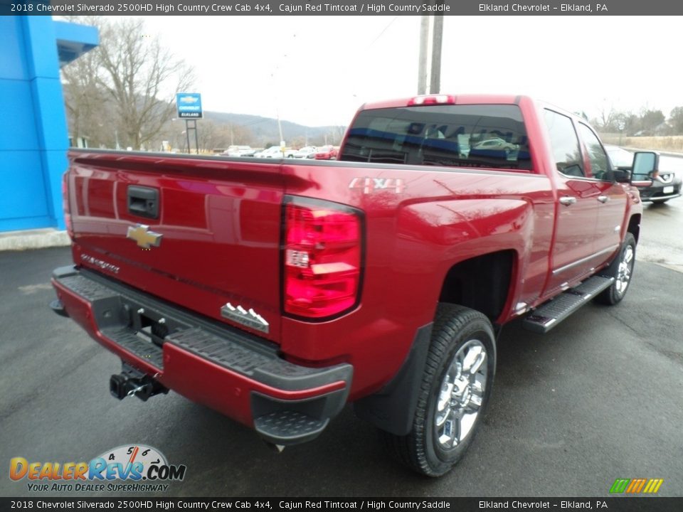 2018 Chevrolet Silverado 2500HD High Country Crew Cab 4x4 Cajun Red Tintcoat / High Country Saddle Photo #5