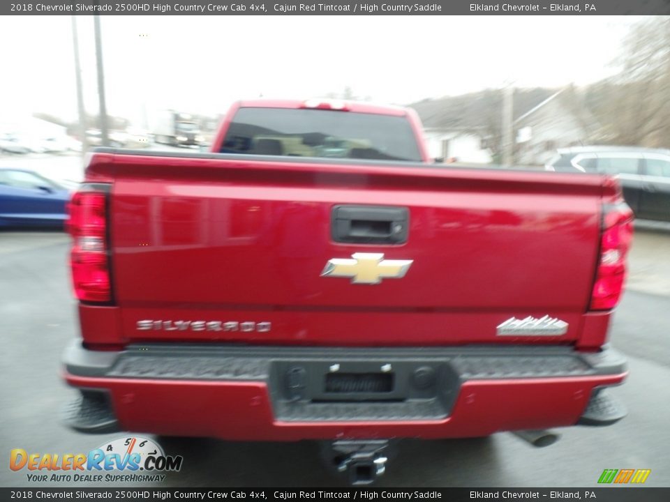 2018 Chevrolet Silverado 2500HD High Country Crew Cab 4x4 Cajun Red Tintcoat / High Country Saddle Photo #6