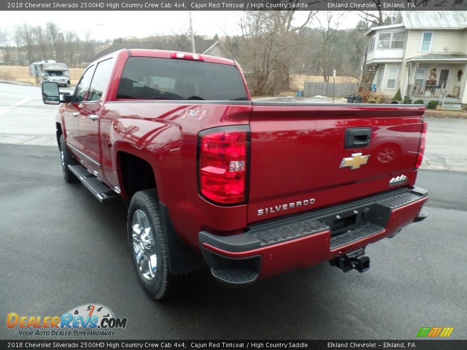 2018 Chevrolet Silverado 2500HD High Country Crew Cab 4x4 Cajun Red Tintcoat / High Country Saddle Photo #7