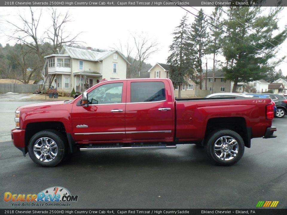 2018 Chevrolet Silverado 2500HD High Country Crew Cab 4x4 Cajun Red Tintcoat / High Country Saddle Photo #8
