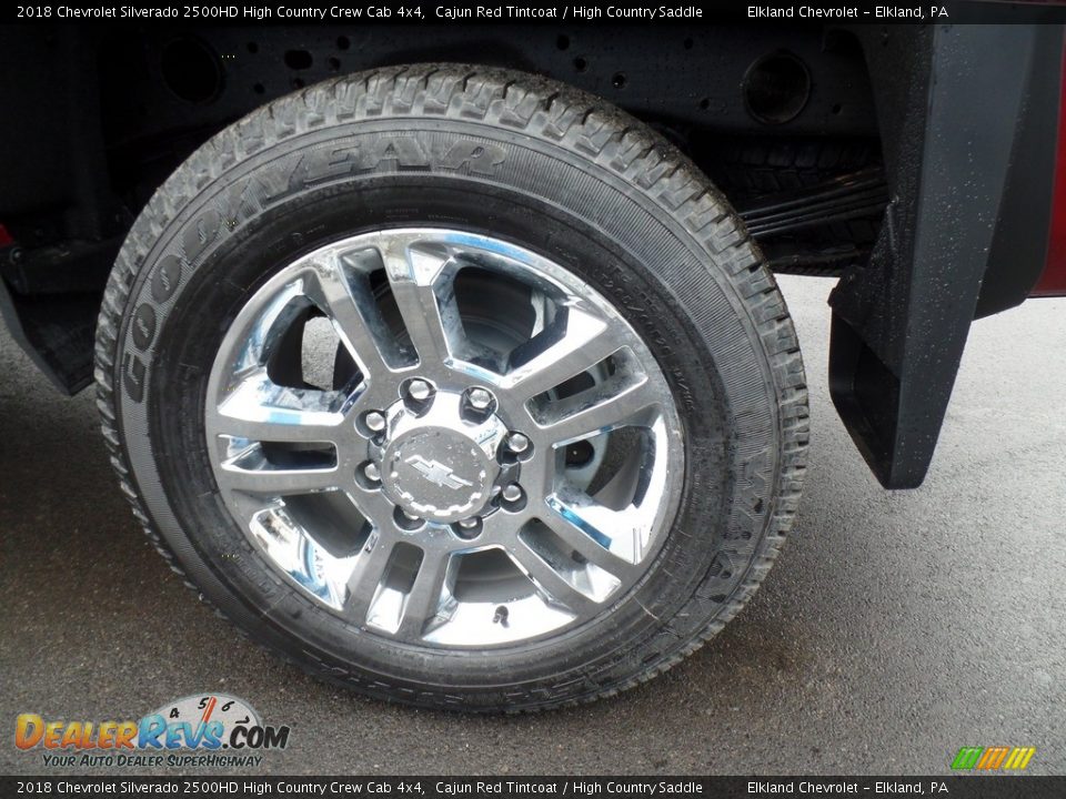 2018 Chevrolet Silverado 2500HD High Country Crew Cab 4x4 Cajun Red Tintcoat / High Country Saddle Photo #9