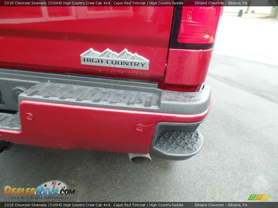 2018 Chevrolet Silverado 2500HD High Country Crew Cab 4x4 Cajun Red Tintcoat / High Country Saddle Photo #12