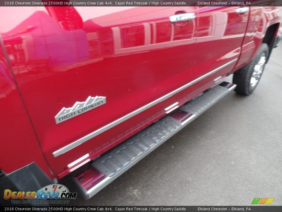 2018 Chevrolet Silverado 2500HD High Country Crew Cab 4x4 Cajun Red Tintcoat / High Country Saddle Photo #13