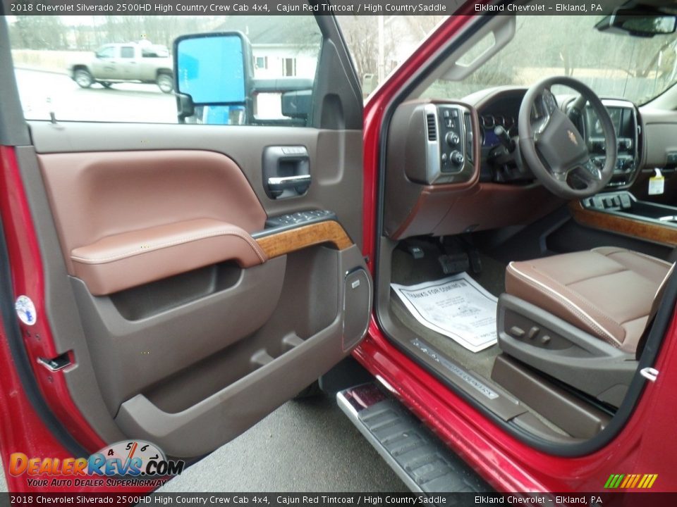 2018 Chevrolet Silverado 2500HD High Country Crew Cab 4x4 Cajun Red Tintcoat / High Country Saddle Photo #15