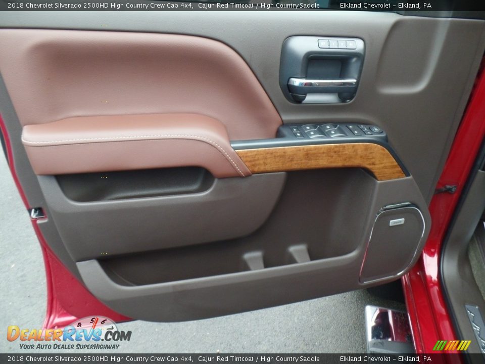 2018 Chevrolet Silverado 2500HD High Country Crew Cab 4x4 Cajun Red Tintcoat / High Country Saddle Photo #16