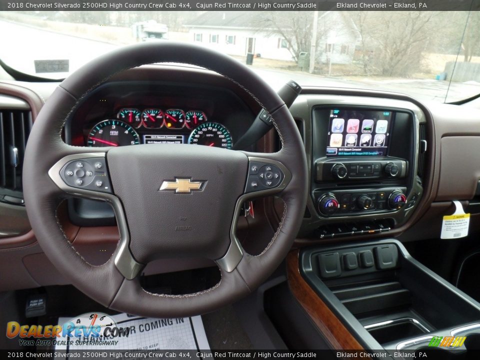 2018 Chevrolet Silverado 2500HD High Country Crew Cab 4x4 Cajun Red Tintcoat / High Country Saddle Photo #23