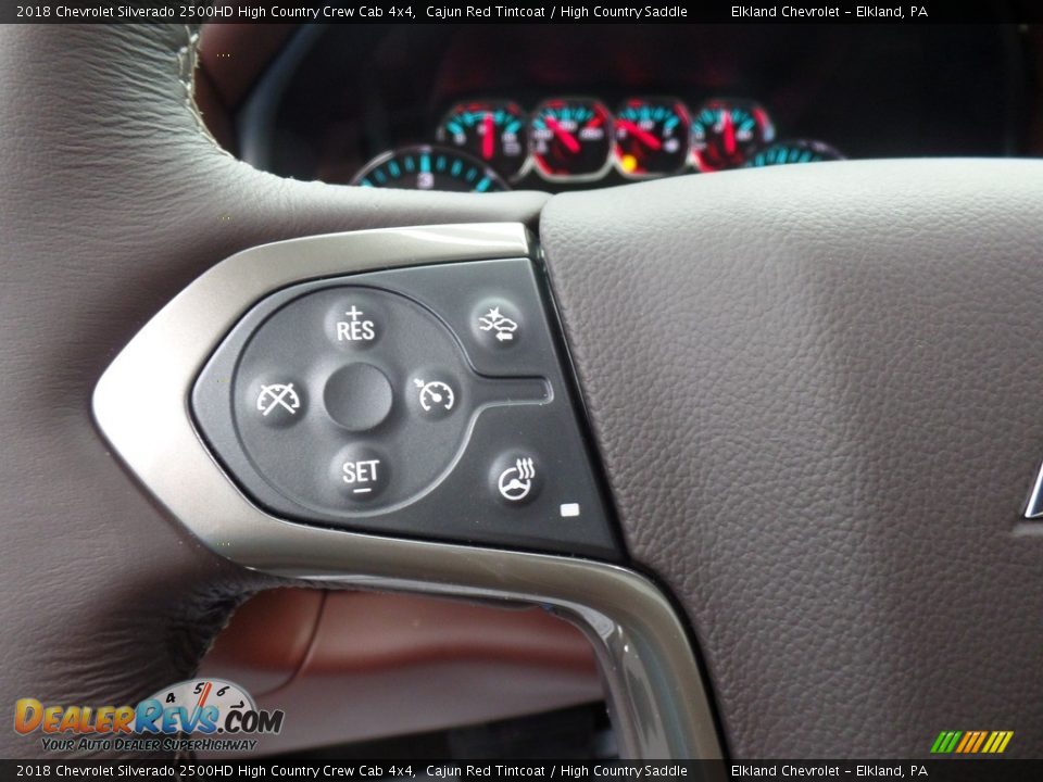 2018 Chevrolet Silverado 2500HD High Country Crew Cab 4x4 Cajun Red Tintcoat / High Country Saddle Photo #26