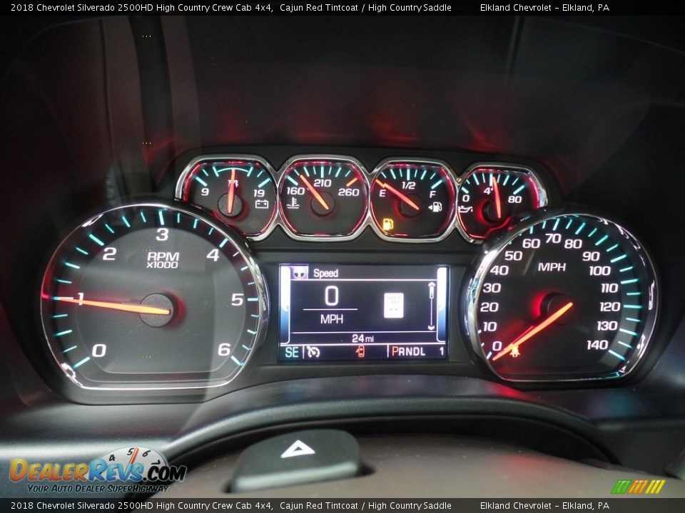 2018 Chevrolet Silverado 2500HD High Country Crew Cab 4x4 Cajun Red Tintcoat / High Country Saddle Photo #30