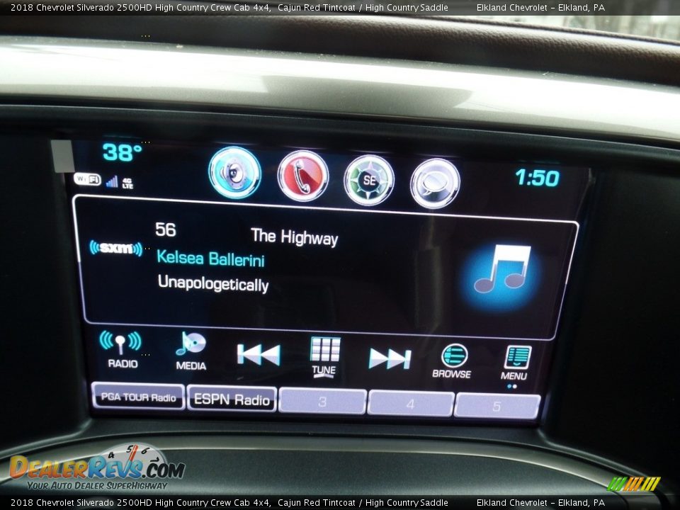 2018 Chevrolet Silverado 2500HD High Country Crew Cab 4x4 Cajun Red Tintcoat / High Country Saddle Photo #33