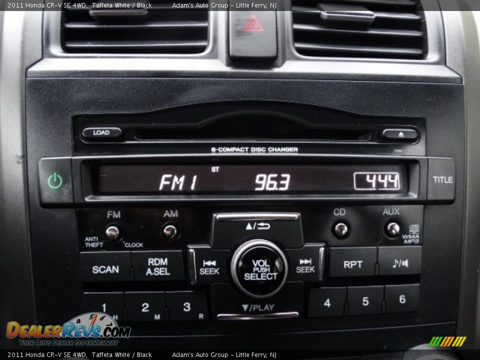 2011 Honda CR-V SE 4WD Taffeta White / Black Photo #34