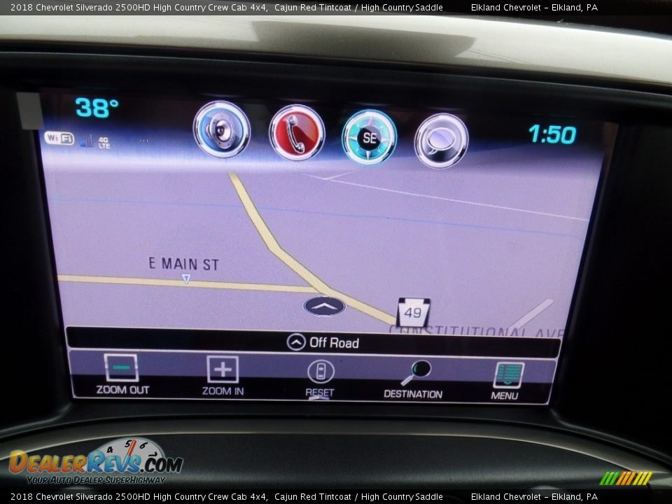 2018 Chevrolet Silverado 2500HD High Country Crew Cab 4x4 Cajun Red Tintcoat / High Country Saddle Photo #35