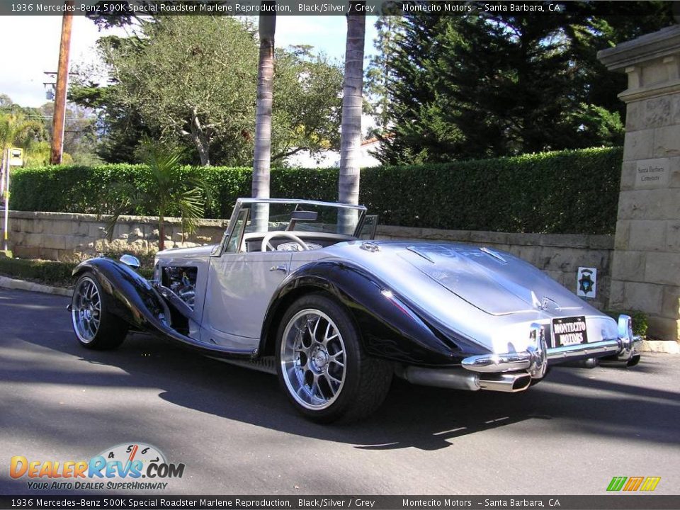 1936 Mercedes-Benz 500K Special Roadster Marlene Reproduction Black/Silver / Grey Photo #9
