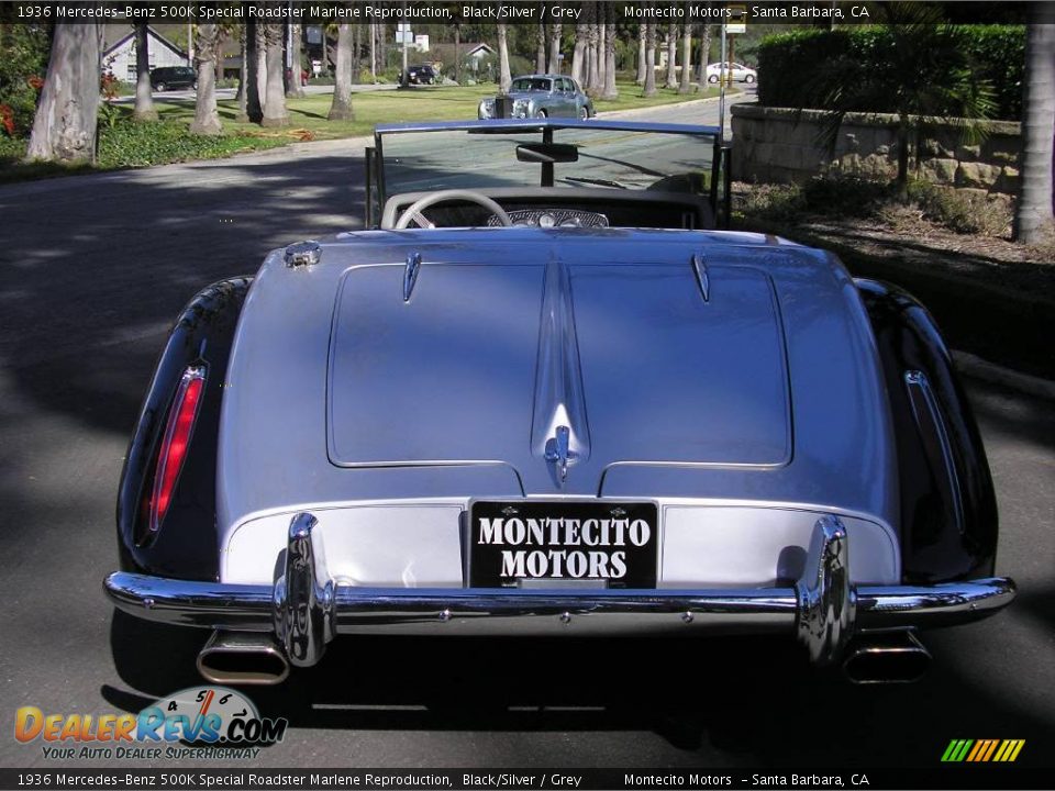 1936 Mercedes-Benz 500K Special Roadster Marlene Reproduction Black/Silver / Grey Photo #10