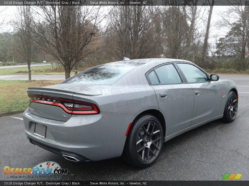2018 Dodge Charger R/T Destroyer Gray / Black Photo #6