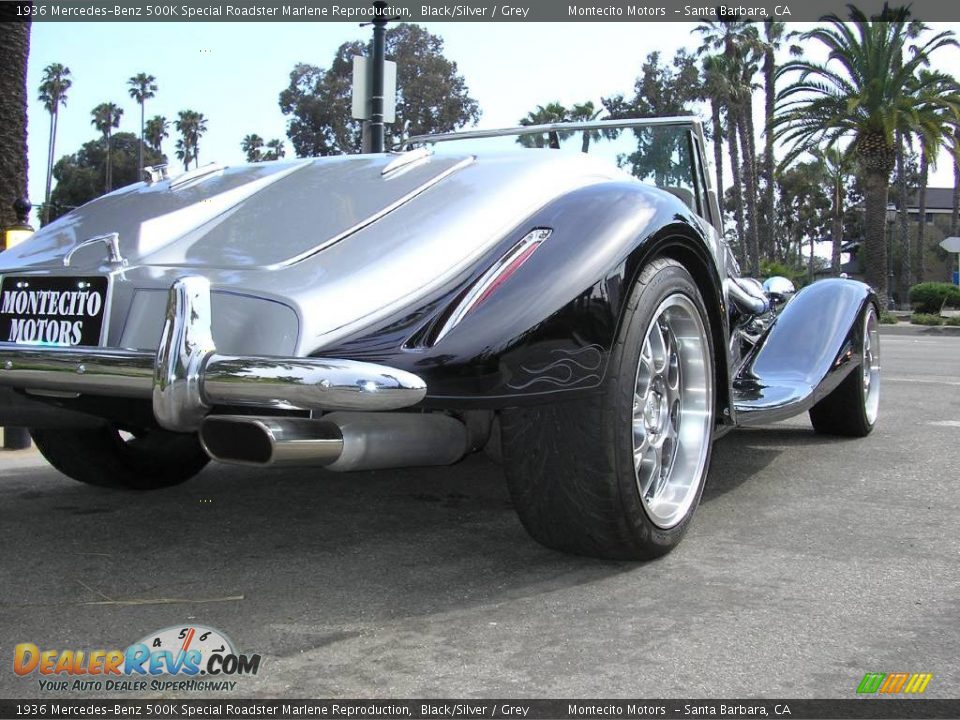 1936 Mercedes-Benz 500K Special Roadster Marlene Reproduction Black/Silver / Grey Photo #16