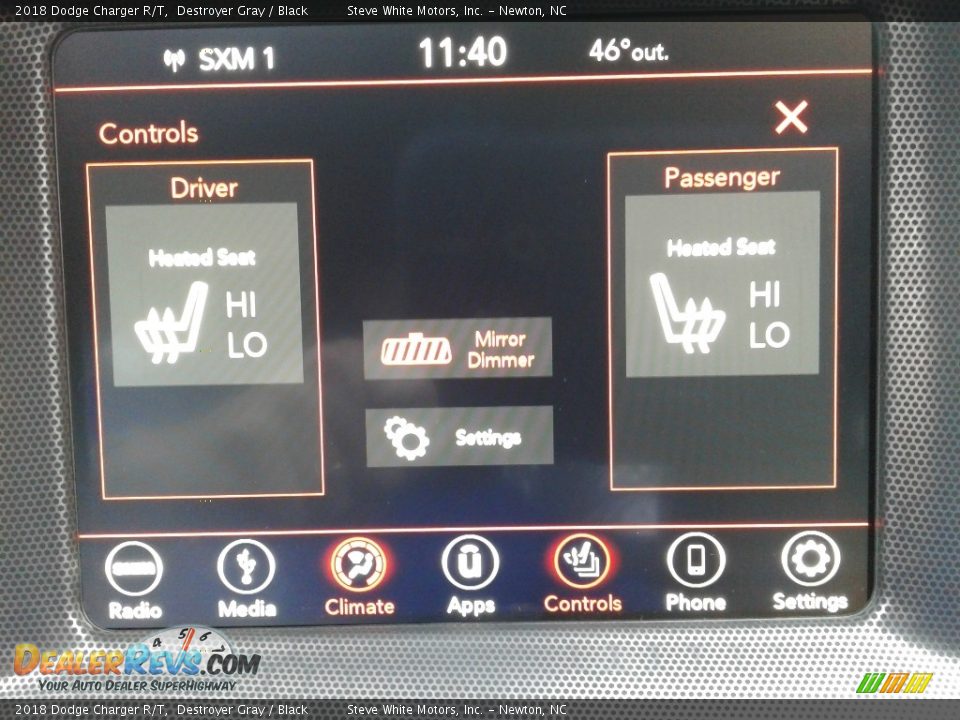 2018 Dodge Charger R/T Destroyer Gray / Black Photo #21