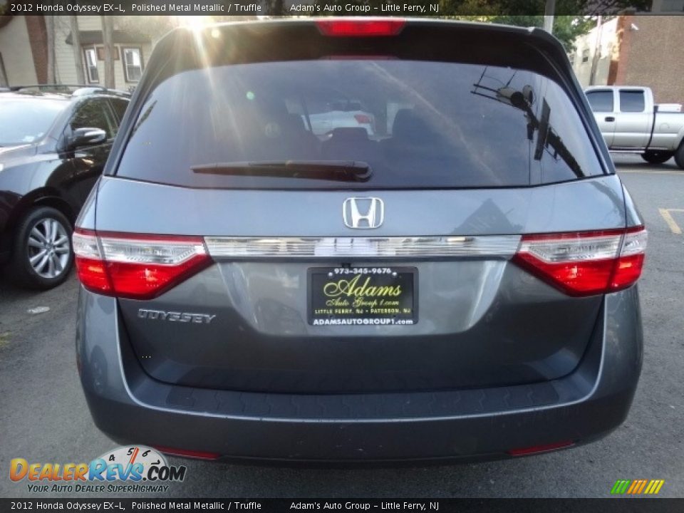 2012 Honda Odyssey EX-L Polished Metal Metallic / Truffle Photo #5