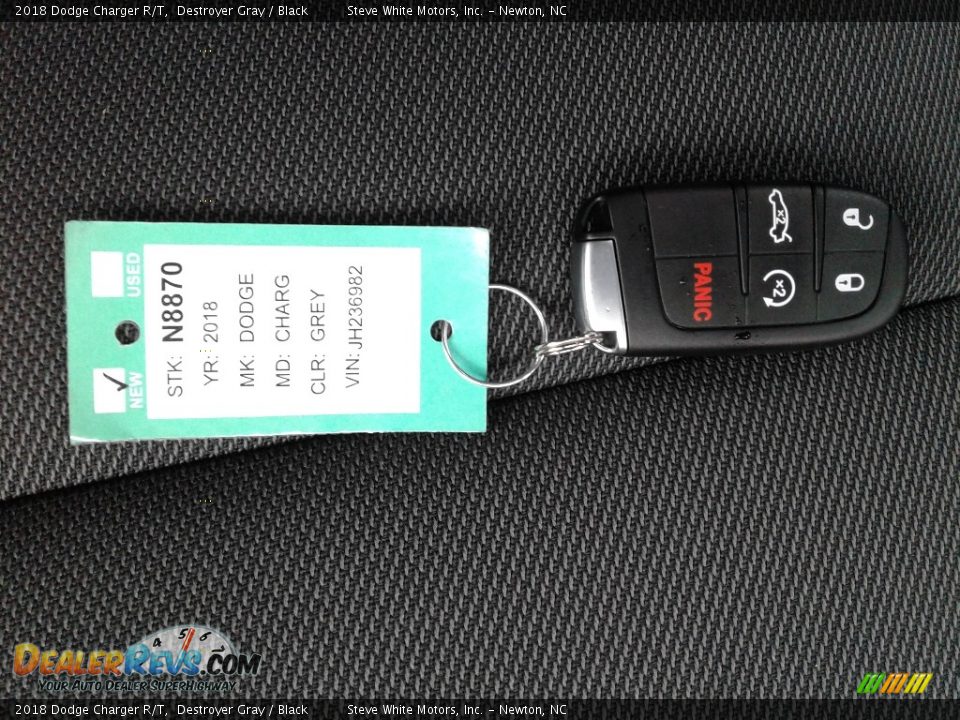 2018 Dodge Charger R/T Destroyer Gray / Black Photo #28