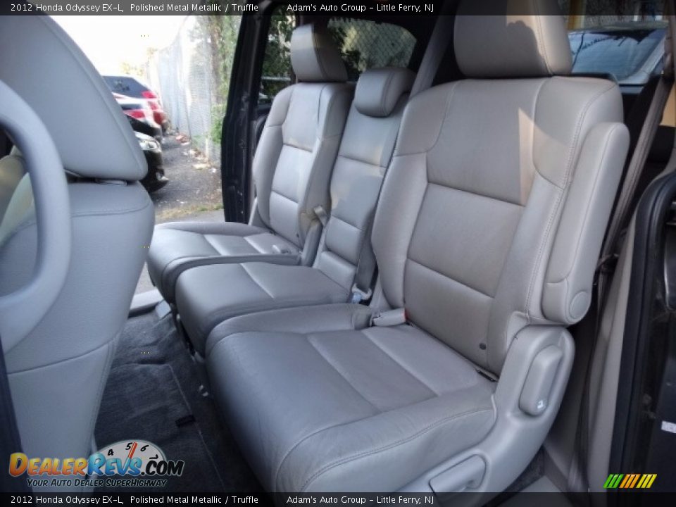 2012 Honda Odyssey EX-L Polished Metal Metallic / Truffle Photo #12