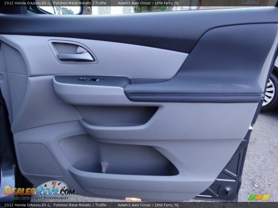2012 Honda Odyssey EX-L Polished Metal Metallic / Truffle Photo #16