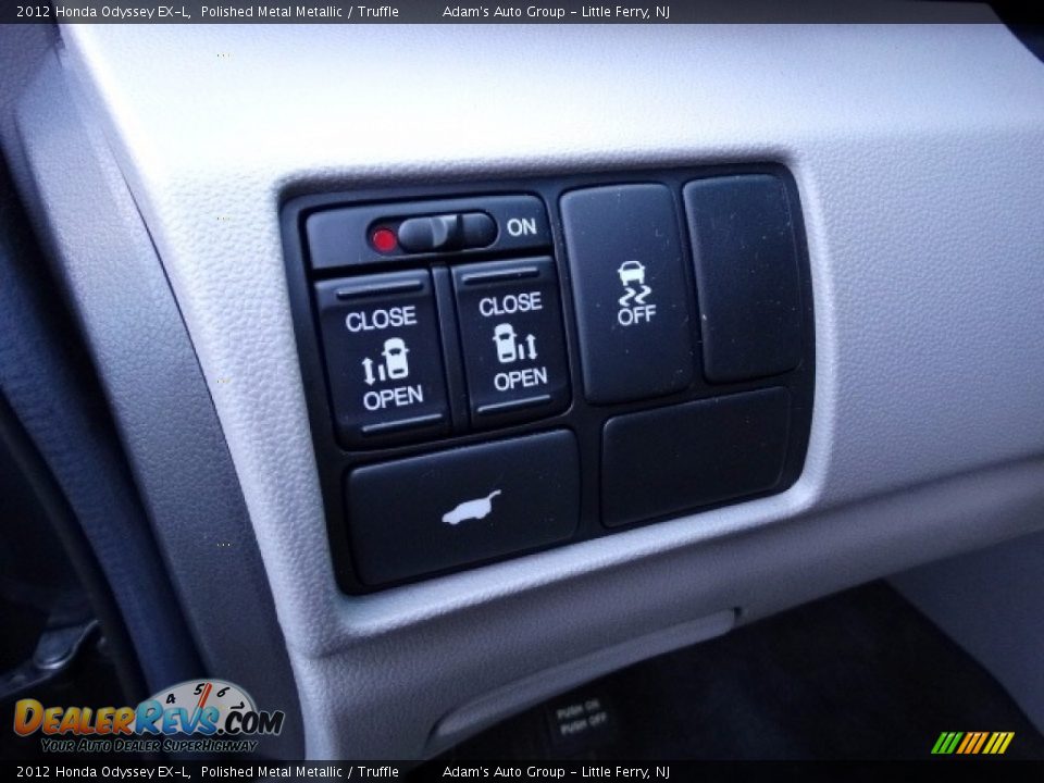 2012 Honda Odyssey EX-L Polished Metal Metallic / Truffle Photo #22