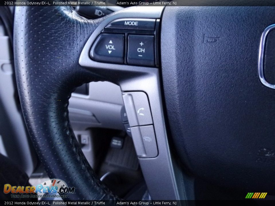 2012 Honda Odyssey EX-L Polished Metal Metallic / Truffle Photo #24