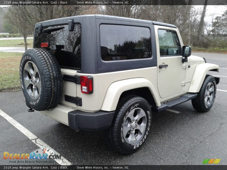 2018 Jeep Wrangler Sahara 4x4 Gobi / Black Photo #6