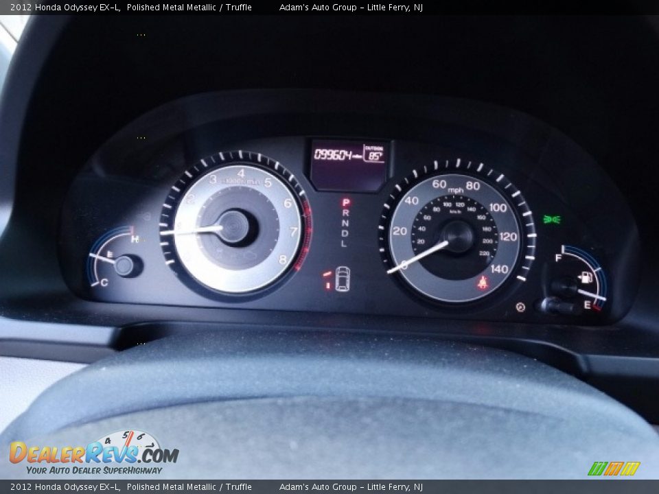 2012 Honda Odyssey EX-L Polished Metal Metallic / Truffle Photo #26