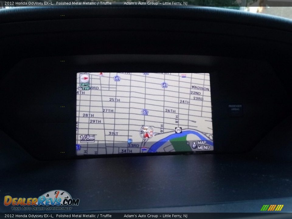 2012 Honda Odyssey EX-L Polished Metal Metallic / Truffle Photo #27