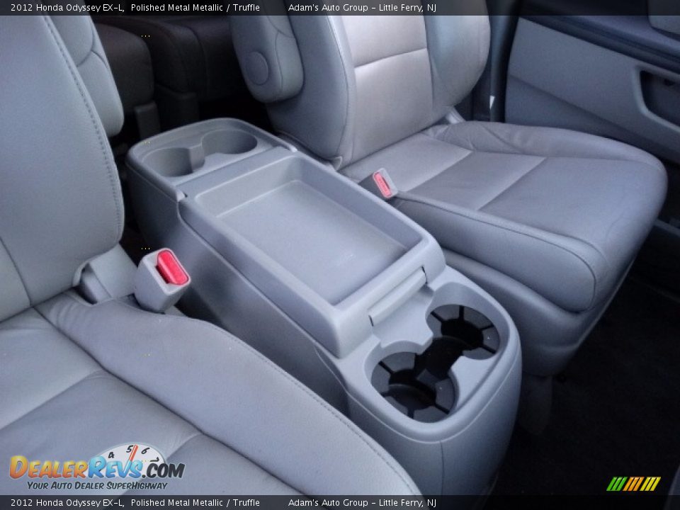 2012 Honda Odyssey EX-L Polished Metal Metallic / Truffle Photo #28