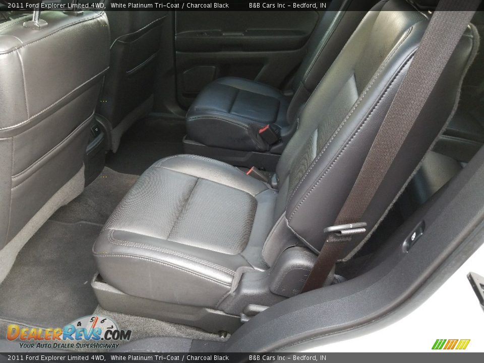 2011 Ford Explorer Limited 4WD White Platinum Tri-Coat / Charcoal Black Photo #23