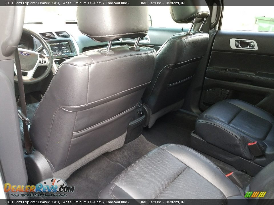 2011 Ford Explorer Limited 4WD White Platinum Tri-Coat / Charcoal Black Photo #24
